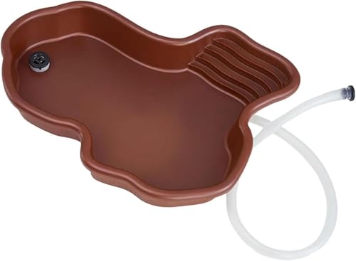 WINARA Badewanne für Reptilien, großer Pool für Schildkröten, Reptilienpool mit Rampe und Schwimmplattform, Aquarium-Ornament für Schildkröten, Barbudrache, Gecko für Balkon, Hof WINARA Badewanne für Reptilien, großer Pool für Schildkröten, Reptilienpool mit Rampe und Schwimmplattform, Aquarium-Ornament für Schildkröten, Barbudrache, Gecko für Balkon, Hof von WINARA