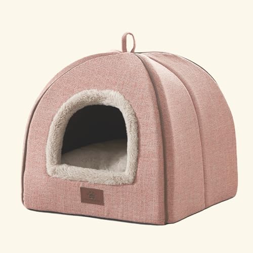WINDRACING Katzenbett für Indoor-Katzen – Katzenhaus-Katzenzelt mit abnehmbarem, waschbarem, gepolstertem Kissen, weiches und selbstständiges Kätzchenbett, für kleine und mittelgroße Haustierbetten WINDRACING Katzenbett für Indoor-Katzen – Katzenhaus-Katzenzelt mit abnehmbarem, waschbarem, gepolstertem Kissen, weiches und selbstständiges Kätzchenbett, für kleine und mittelgroße Haustierbetten von WINDRACING