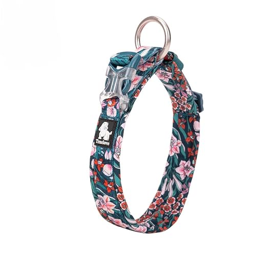 Truelove Blumen-Haustierhalsband, bestes gepolstertes Komfortkissen, Tarnung und sichere, verstellbare Schnalle, Gehen für kleine/mittelgroße/große Hunde, die im Freien laufenTLC5273 Truelove Blumen-Haustierhalsband, bestes gepolstertes Komfortkissen, Tarnung und sichere, verstellbare Schnalle, Gehen für kleine/mittelgroße/große Hunde, die im Freien laufenTLC5273 von WINHYEPET