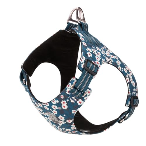 WINHYEPET Truelove TLH1912 Hundegeschirr mit Blumenmuster, Hundeweste, für kleine und mittelgroße Welpen, Katzen, bedruckte Baumwolle WINHYEPET Truelove TLH1912 Hundegeschirr mit Blumenmuster, Hundeweste, für kleine und mittelgroße Welpen, Katzen, bedruckte Baumwolle von WINHYEPET