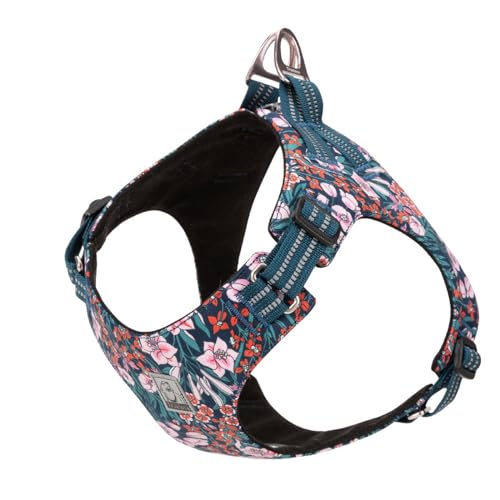 WINHYEPET Truelove TLH1912 Hundegeschirr mit Blumenmuster, Hundeweste, für kleine und mittelgroße Welpen, Katzen, bedruckte Baumwolle WINHYEPET Truelove TLH1912 Hundegeschirr mit Blumenmuster, Hundeweste, für kleine und mittelgroße Welpen, Katzen, bedruckte Baumwolle von WINHYEPET
