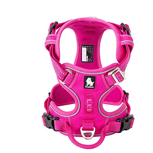 WINHYEPET Truelove No Pull Hundegeschirr, reflektierendes Hundegeschirr für Hunde, verstellbare weich gepolsterte Haustierweste mit einfachem Bediengriff TLH56512 von WINHYEPET