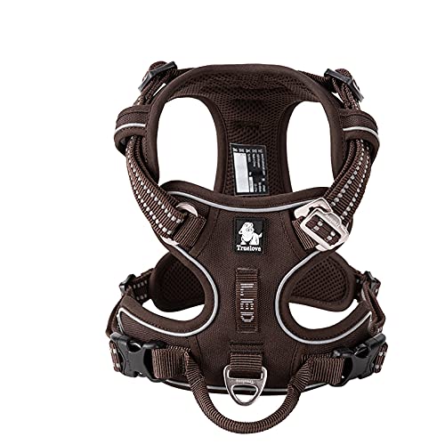 WINHYEPET Truelove No Pull Hundegeschirr, reflektierendes Hundegeschirr für Hunde, verstellbare weich gepolsterte Haustierweste mit einfachem Bediengriff TLH56512 von WINHYEPET