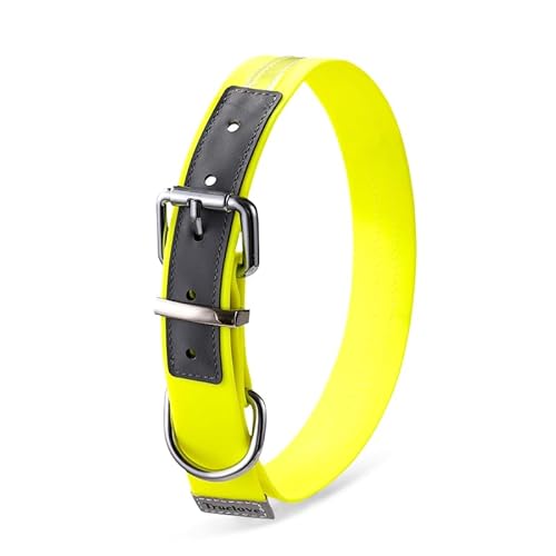 WINHYEPET Truelove TLC5521 Hundehalsband, wasserdicht, geruchshemmend, langlebig, verstellbar, PVC-Polyester, weich, reflektierend, gestreift, Neongelb, Größe XS WINHYEPET Truelove TLC5521 Hundehalsband, wasserdicht, geruchshemmend, langlebig, verstellbar, PVC-Polyester, weich, reflektierend, gestreift, Neongelb, Größe XS von WINHYEPET