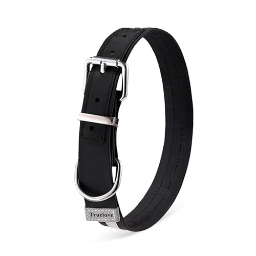 WINHYEPET Truelove TLC5521 Hundehalsband, wasserdicht, geruchshemmend, langlebig, verstellbar, PVC-Polyester, weich, reflektierend, gestreift, Schwarz, Größe XL WINHYEPET Truelove TLC5521 Hundehalsband, wasserdicht, geruchshemmend, langlebig, verstellbar, PVC-Polyester, weich, reflektierend, gestreift, Schwarz, Größe XL von WINHYEPET