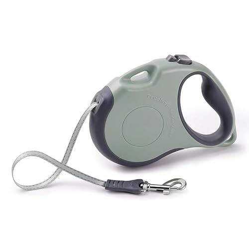 WINHYEPET Truelove TLL5001 Hundeleine, verhedderungsfrei, einziehbar, 4,8 m, starkes Nylonband, Einhand-Bremspausensperre, für Hundebesitzer, zuverlässig von WINHYEPET