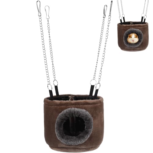 WINOMO Haustier-Hängematte Hamster zum Aufhängen, Kuschelhütte für Eichhörnchen, Chinchilla, Meerschweinchen, Ratten, Mäuse, klein WINOMO Haustier-Hängematte Hamster zum Aufhängen, Kuschelhütte für Eichhörnchen, Chinchilla, Meerschweinchen, Ratten, Mäuse, klein von WINOMO