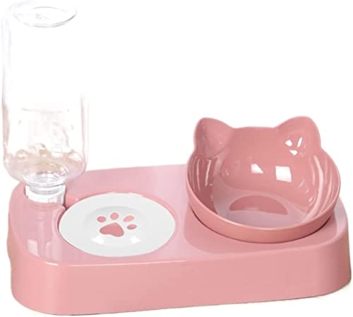 Tragbare Hunde-Wasserflasche, niedliche Katzenohren-Form, Futternapf + Wasserflasche, Heimtierbedarf, Hunde- und Katzenspender, Schüssel-Tränke-Set, Futternapf for Welpen, Kätzchen, Haustierprodukte von WIPPWER