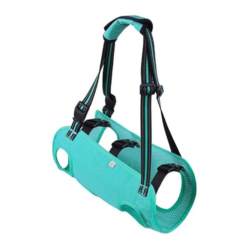 WJJKJH Hundekörperstütze, Hundeliftgeschirr for Verletzte Ältere Hunde, Behinderte Tierbedarf(Blue,X-Large) von WJJKJH