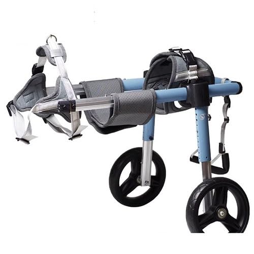 WJJKJH Hunderollstuhl for Hinterbeine, Groß, Robuster Rollstuhl for Hunde, Verstellbare Hundewagen Mit Rädern for Behinderte Hinterbeine(X-Large) von WJJKJH