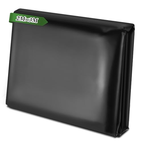 WJMY Teichfolie 2x3m PVC Teichfolie Schwarz HDPE Teichplane PVC Folie Wasserdicht Dichtungsfolie für Fischteiche Brunnen Gärten Wasserfall Teichfolie WJMY Teichfolie 2x3m PVC Teichfolie Schwarz HDPE Teichplane PVC Folie Wasserdicht Dichtungsfolie für Fischteiche Brunnen Gärten Wasserfall Teichfolie von WJMY