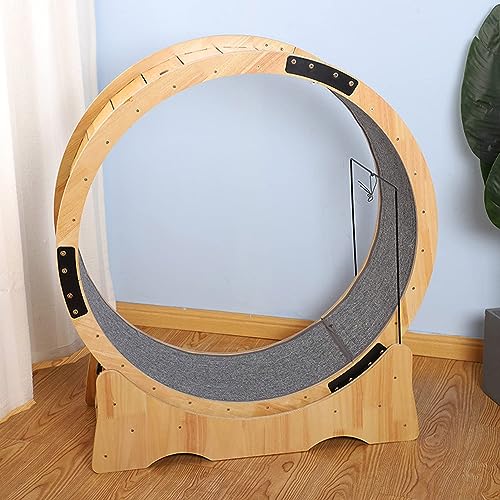 Running Wheel for Cats, Treadmill for Cats, Treadmill with Carpet, Fitness Equipment for Weight Loss, Sports Toy for Cats for Longer Cat Life von WJYCGFKJ