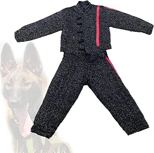 Hunde-Trainingsanzug – reißfeste Trainings-Hundeschutzkleidung Target – Unisex-Körperschutz-Beißanzug-Jacke für mittelgroße und große Hunde von WJYLM