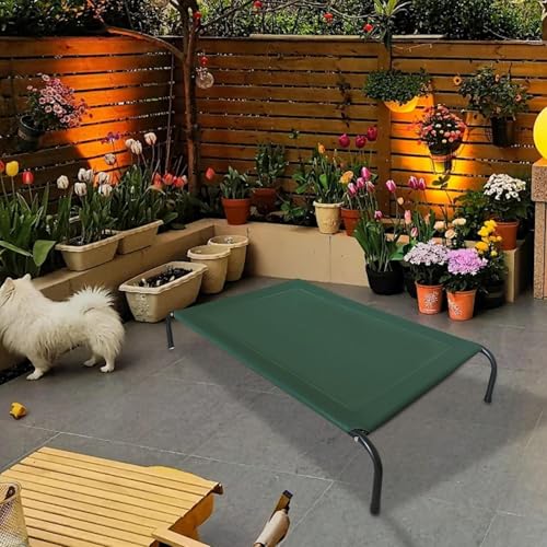 WJnflQN Erhöhtes Haustierbett,Atmungsaktives Erhöhtes Outdoor Hundebett | Kühle Robuste Haustier Hängematte Für Ältere Hunde Katzen Reise Camping Terrasse WJnflQN Erhöhtes Haustierbett,Atmungsaktives Erhöhtes Outdoor Hundebett | Kühle Robuste Haustier Hängematte Für Ältere Hunde Katzen Reise Camping Terrasse von WJnflQN