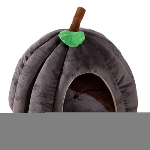 WJnflQN Halloween-Katzenhaus für den Innenbereich, Katzennisthaus - Kürbisförmige Höhlenbetten für kleine Hunde,Geschlossenes thermisches Haustierhaus, Haustierschlafbett für Hauskatzen und kleine WJnflQN Halloween-Katzenhaus für den Innenbereich, Katzennisthaus - Kürbisförmige Höhlenbetten für kleine Hunde,Geschlossenes thermisches Haustierhaus, Haustierschlafbett für Hauskatzen und kleine von WJnflQN