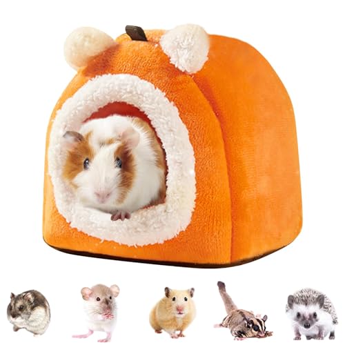 WJnflQN Höhle für Hamster, Zuflucht für Kaninchen – bequemes und warmes Bett für Frettchen aus Baumwolle – Hamsterbett in niedlicher Bärenform, Zubehör für Haustierkäfig für Frettchen WJnflQN Höhle für Hamster, Zuflucht für Kaninchen – bequemes und warmes Bett für Frettchen aus Baumwolle – Hamsterbett in niedlicher Bärenform, Zubehör für Haustierkäfig für Frettchen von WJnflQN