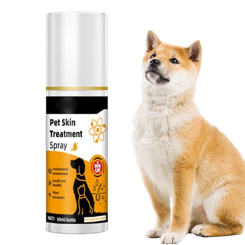 WJnflQN Hund Juckreiz Spray | Beruhigt Hunde trockener Hautspray, beruhigender Haustier liefert 80 ml wirksame Nebel für die tägliche Hygiene-Badekomfort nach der Walkface Outdoor-Aktivität WJnflQN Hund Juckreiz Spray | Beruhigt Hunde trockener Hautspray, beruhigender Haustier liefert 80 ml wirksame Nebel für die tägliche Hygiene-Badekomfort nach der Walkface Outdoor-Aktivität von WJnflQN