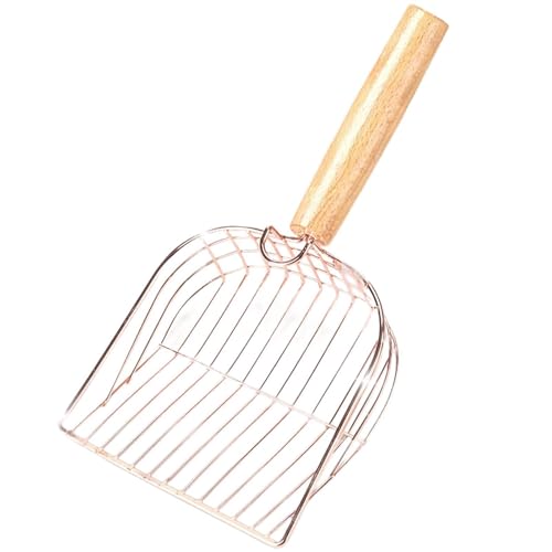 WJnflQN Katzenstreu Schaufel, Katzentoilette Schaufel - Kätzchen Metall Deep Sifter | Metal Deep Shovel Sifter Cats Poop Scoop mit Aufbewahrungshaken, Pet Scooper für Katzentoilette WJnflQN Katzenstreu Schaufel, Katzentoilette Schaufel - Kätzchen Metall Deep Sifter | Metal Deep Shovel Sifter Cats Poop Scoop mit Aufbewahrungshaken, Pet Scooper für Katzentoilette von WJnflQN