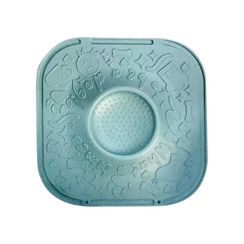 WJnflQN Slow Feeder Matte | Futtermatte Als Futterspielzeug Für Langsame Fütterung | Silikon Interaktives Puzzlespielzeug zur Geistigen Stimulation für Beschäftigung Baden und Füttern von Welpen und von WJnflQN