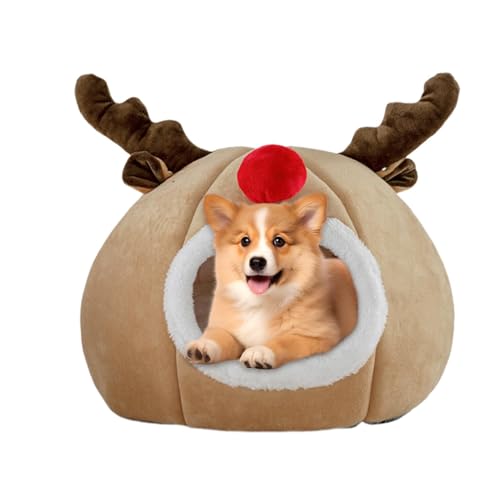 WJnflQN Weihnachtsbett für Katzen, Hundebett für Weihnachten – Katzenhöhle für den Winter Weihnachten | Haustierbett für Katzen, Zeltbett für Hunde, Innennest für kleine und kleine Katzen WJnflQN Weihnachtsbett für Katzen, Hundebett für Weihnachten – Katzenhöhle für den Winter Weihnachten | Haustierbett für Katzen, Zeltbett für Hunde, Innennest für kleine und kleine Katzen von WJnflQN