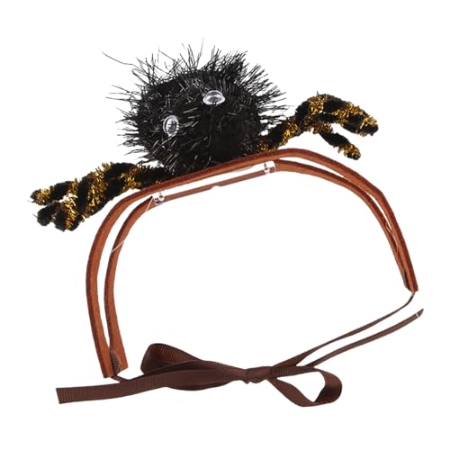 WKabnkn Einstellen Von Gürtel Pet Spinnen Kopfbedeckung Hund Lustige Dressing Kostüm Halloween Haustier Kopfwege Cosplay Kostüm Zubehör Spiders Haarband WKabnkn Einstellen Von Gürtel Pet Spinnen Kopfbedeckung Hund Lustige Dressing Kostüm Halloween Haustier Kopfwege Cosplay Kostüm Zubehör Spiders Haarband von WKabnkn
