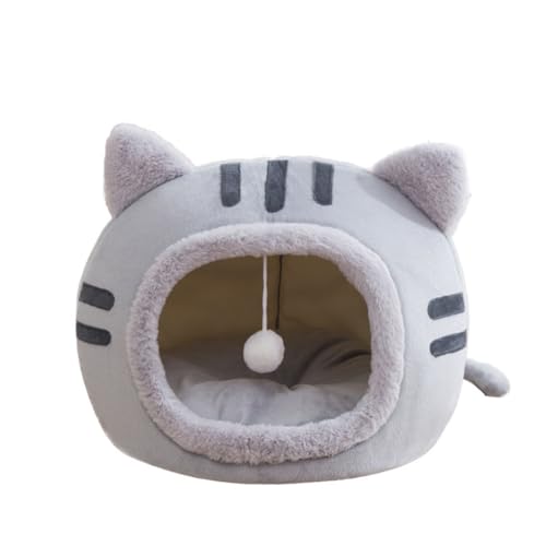 WLCNYL Igloo Katzenbett, flauschiges Katzenbett mit abnehmbarem und waschbarem Kissen, faltbar, tragbar, 35 x 35 x 30 cm WLCNYL Igloo Katzenbett, flauschiges Katzenbett mit abnehmbarem und waschbarem Kissen, faltbar, tragbar, 35 x 35 x 30 cm von WLCNYL