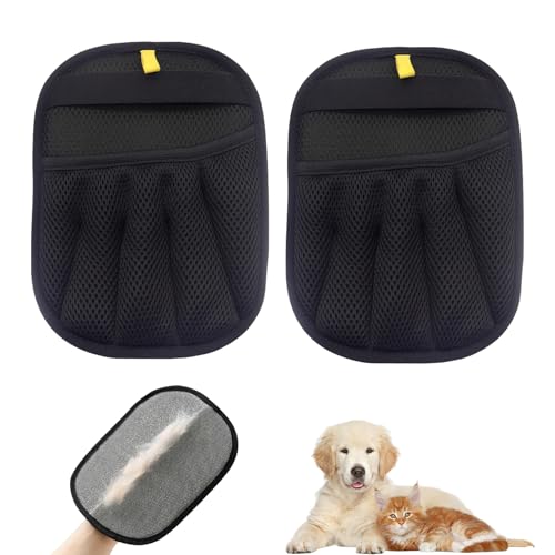 WLICCHS 2 Stück Tierhaarentferner Handschuhe, Atmungsaktive Statische Haarentfernungshandschuhe, Fellmagnet Handschuh Wiederverwendbar von Haaren und Pflegen, für Haustier Sofas Kleidung Reinigung WLICCHS 2 Stück Tierhaarentferner Handschuhe, Atmungsaktive Statische Haarentfernungshandschuhe, Fellmagnet Handschuh Wiederverwendbar von Haaren und Pflegen, für Haustier Sofas Kleidung Reinigung von WLICCHS