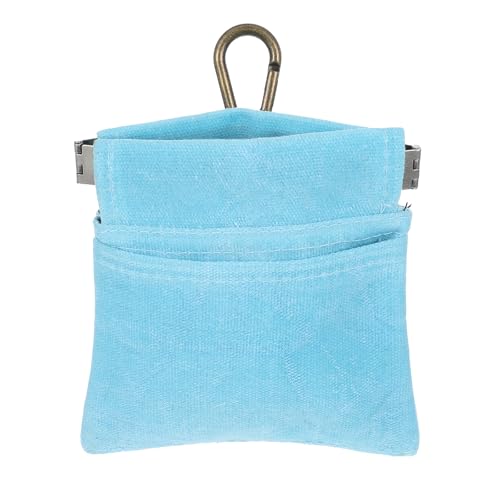 WLLHYF Leckerli-Tasche für Hunde, Taschengröße, für Hundetraining, Leckerli-Tasche, freihändiges Gassigehen, selbstschließend, für Haustier-Reisen oder den Außenbereich, Blau von WLLHYF