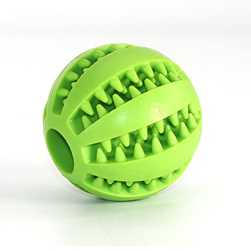 WLTY Spielzeug für Hunde Ball Interaktives Spielzeug Kauspielzeug für Hunde Zahnreinigungselastizität Kleines großes Hundespielzeug Gummi-Haustierball-Spielzeug von WLTY