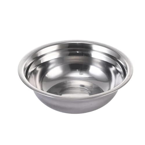 Doppelter Futternapf aus Edelstahl, Trinkgeschirr for Haustiere, Katzenfutter, Welpenfutter, Futter for Kätzchen, Wasserzubehör Katzennapf (Color : Sainless Bowl) von WLTYSM
