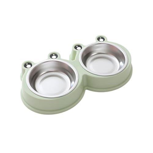 Katze Schüssel Hund Schüssel Trinkwasser Fütterung Einteilige Haustier Doppel Schüssel Edelstahl Frosch Schüssel Tiernahrung Utensilien Haustier Produkte Katzennapf (Color : Beige, Size : S 27x15x4C Katze Schüssel Hund Schüssel Trinkwasser Fütterung Einteilige Haustier Doppel Schüssel Edelstahl Frosch Schüssel Tiernahrung Utensilien Haustier Produkte Katzennapf (Color : Beige, Size : S 27x15x4C von WLTYSM