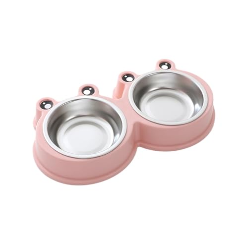 Katze Schüssel Hund Schüssel Trinkwasser Fütterung Einteilige Haustier Doppel Schüssel Edelstahl Frosch Schüssel Tiernahrung Utensilien Haustier Produkte Katzennapf (Color : Black, Size : S 27x15x4C Katze Schüssel Hund Schüssel Trinkwasser Fütterung Einteilige Haustier Doppel Schüssel Edelstahl Frosch Schüssel Tiernahrung Utensilien Haustier Produkte Katzennapf (Color : Black, Size : S 27x15x4C von WLTYSM