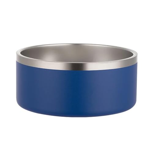 Katzen-Futternapf, Hundefütterung, Designer, luxuriöser, auslaufsicherer Edelstahl-Sublimations-Hundenapf Katzennapf (Color : Dark Blue, Size : 17.2x6.6) von WLTYSM