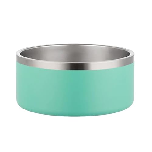 Katzen-Futternapf, Hundefütterung, Designer, luxuriöser, auslaufsicherer Edelstahl-Sublimations-Hundenapf Katzennapf (Color : Green, Size : 17.2x6.6) von WLTYSM