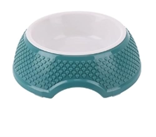 Katzen- und Hundenapf, Edelstahl-Katzennäpfe, for Schutz des Halses, Futterspender for Welpen und Katzen, rutschfeste Basis for Tiernahrung und Wasser Katzennapf (Color : Plastic bowl4) von WLTYSM