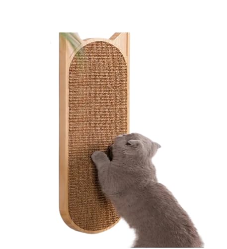 Kratzbretter Katze Matte Katzenkratzbrett for Aufhängen an der Wand, verschleißfest, splitterfrei, vertikaler Schleifklauenpfosten, Katzenzubehör (Color : 52CMX18XM) von WLTYSM