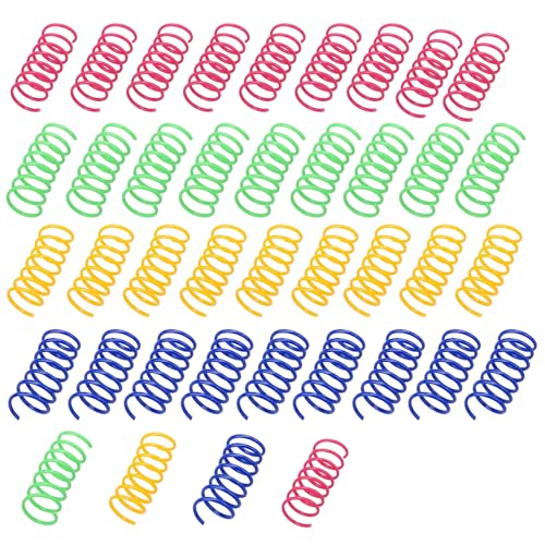 40 Stück Katzenspielzeug Spirale,Bunte Spirale Spielzeug Katzenspielzeug Set,Dauerhaftes Interaktives Spiral-Spielzeuge Katzen,Haustier-Spielzeug Neuheiten & Geschenke,Cat Toys,Beschäftigung Kätzchen 40 Stück Katzenspielzeug Spirale,Bunte Spirale Spielzeug Katzenspielzeug Set,Dauerhaftes Interaktives Spiral-Spielzeuge Katzen,Haustier-Spielzeug Neuheiten & Geschenke,Cat Toys,Beschäftigung Kätzchen von WLVinson