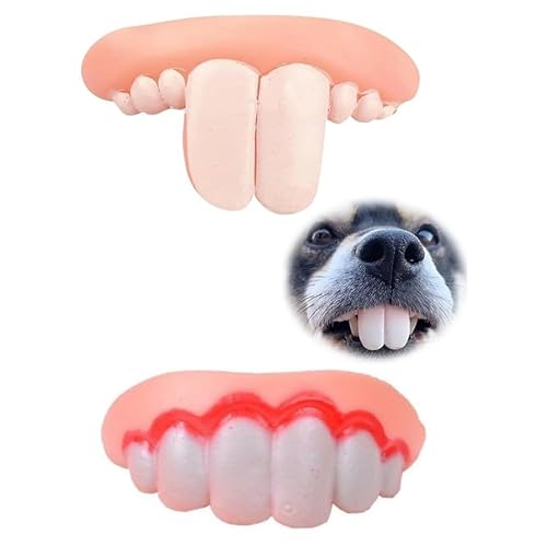 WLngtv 2 Stück Weiß Lustiges Hundezähne Spielzeug Buckzähne für Hunde Hosenträger Kostüm Haustier Kauzubehör Hund Weihnachtskostüm Geeignetes Kauspielzeug Haustierbedarf WLngtv 2 Stück Weiß Lustiges Hundezähne Spielzeug Buckzähne für Hunde Hosenträger Kostüm Haustier Kauzubehör Hund Weihnachtskostüm Geeignetes Kauspielzeug Haustierbedarf von WLngtv