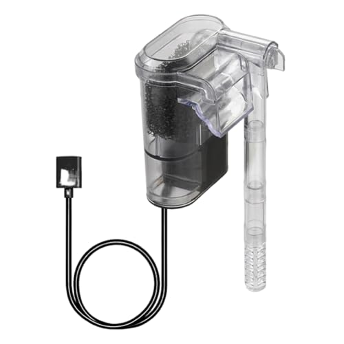 WMFASBAG Fischtank aufgehängtes Filter Einstellbarer Strömung Aquarium am Filter Wasserfall Suspension Sauerstoffpumpe for 3-10 Gallonen Fischtank hängen von WMFASBAG
