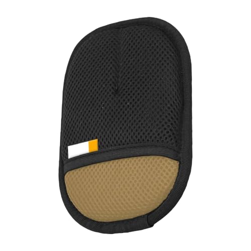 WMFASBAG Haustierhaarentferner Mitt Haustier Pflegehandschuhe Deshedding Pinselhandschuh for Katzen (braun) von WMFASBAG