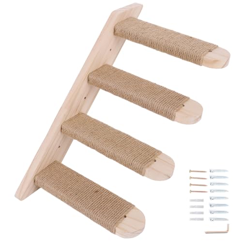 WMFASBAG -Katzen -Wandregale Wandmontage Katze Kletterleiter Vier Stufen Katzenklettern for Katzen Barschregale WMFASBAG -Katzen -Wandregale Wandmontage Katze Kletterleiter Vier Stufen Katzenklettern for Katzen Barschregale von WMFASBAG