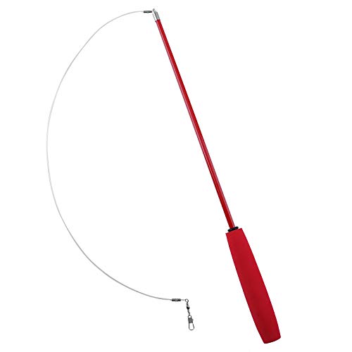 WMFASBAG Lustiger Catcher Teaser Stick Rod Dreiteiliger Teleskop Stick Teaser Interaktives Multifunktions-Tiertrainingsspielzeug von WMFASBAG