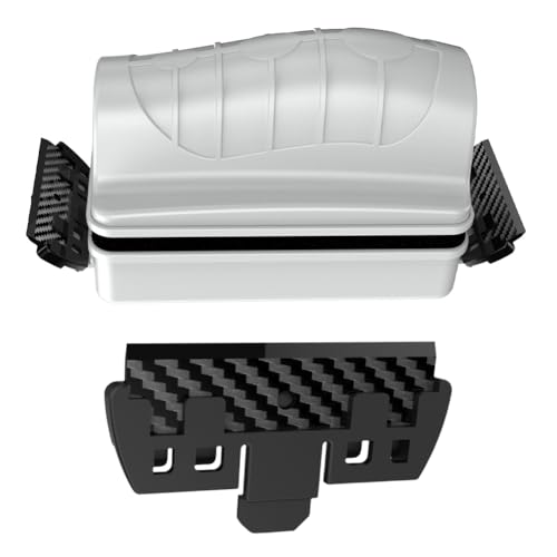 WMFASBAG Magnetische Aquariumbürsten Algenkratzer Kohlefaserreinigungspinsel (weiß) von WMFASBAG