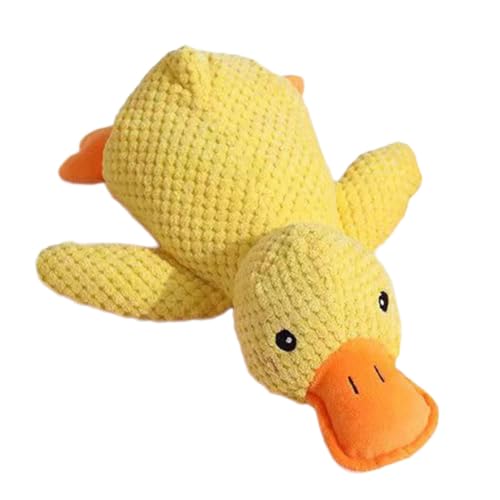 WMFASBAG Quack-Quack-Entenhundspielzeug mit Soundchip Yellow Entenhundspielzeug for Hunde (gelb) von WMFASBAG