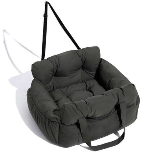 Waschbarer Hundautositz mit Sicherheitsgurt Kleiner mittelgroßer Haustier Stubensitz (5 kg) von WMFASBAG