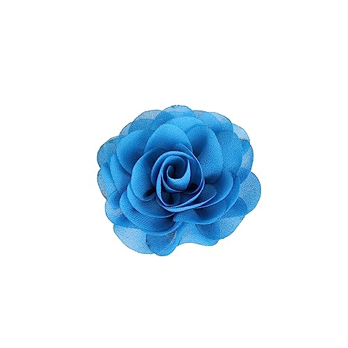 WNDUOKXH Hundehalsband Blumen Bequemes Tragen Perle Chiffon Katze Fliege Gummiband Auffälliger Haustierbedarf Halsschmuck, Himmelblau von WNDUOKXH