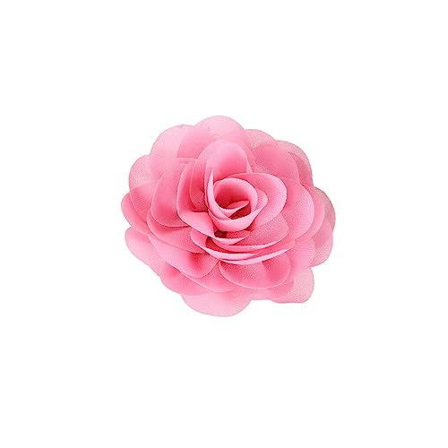 WNDUOKXH Hundehalsband Blumen Bequemes Tragen Perle Chiffon Katze Fliege Gummiband Auffälliger Haustierbedarf Halsschmuck, rosa von WNDUOKXH