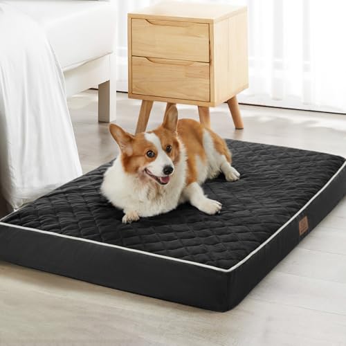 WNPETHOME Orthopädische XL-Hundebetten, groß, wasserdicht, extra groß, mit abnehmbarem, waschbarem Bezug, Multi-Nadel-Steppung, Hundekäfigbett WNPETHOME Orthopädische XL-Hundebetten, groß, wasserdicht, extra groß, mit abnehmbarem, waschbarem Bezug, Multi-Nadel-Steppung, Hundekäfigbett von WNPETHOME