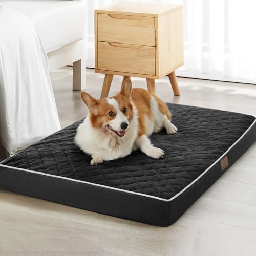 WNPETHOME Orthopädische XL-Hundebetten, groß, wasserdicht, extra groß, mit abnehmbarem, waschbarem Bezug, Multi-Nadel-Steppung, Hundekäfigbett WNPETHOME Orthopädische XL-Hundebetten, groß, wasserdicht, extra groß, mit abnehmbarem, waschbarem Bezug, Multi-Nadel-Steppung, Hundekäfigbett von WNPETHOME