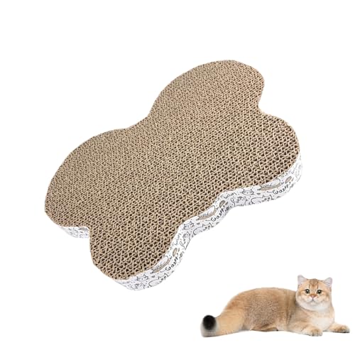 Kratzmatte für Katzen, Kratzbrett für Katzen, Kratzspielzeug aus Karton für Katzen, atmungsaktive und wiederverwendbare Ersatzpads für Katzenkratzbäume, für kleine und mittlere Wobblo Kratzmatte für Katzen, Kratzbrett für Katzen, Kratzspielzeug aus Karton für Katzen, atmungsaktive und wiederverwendbare Ersatzpads für Katzenkratzbäume, für kleine und mittlere Wobblo von WOBBLO